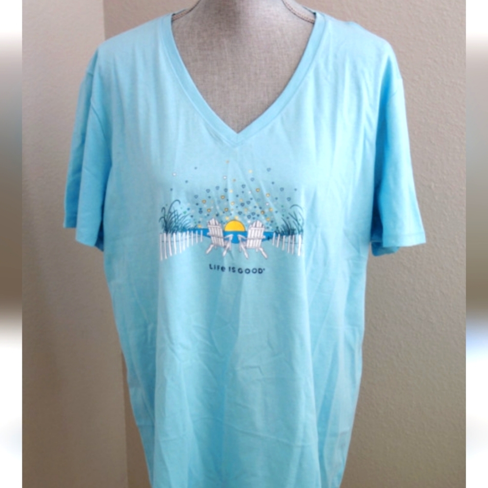 Life is Good Beach Collection Tee
